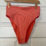 Aerie pink high waisted cheeky bikini bottom Photo 0