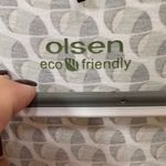 Olsen Dropped Waist Tiered Skirt Mid Length Dress Short Sleeve Eco Friendly Green Size XL Photo 3