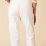 AGOLDE Parker High Rise Button Fly Crop Straight Leg Jeans White 27 / 4 Photo 1
