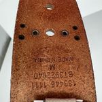 Fossil  gold cut out large buckle metallic belt medium studded flower casual Photo 2