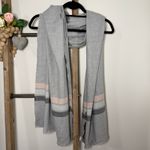 Gap Gray Pink Scarf 73"x23" Photo 1