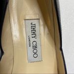 Jimmy Choo  Black Leather Printed Toe flats Photo 11