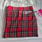 Royal & Awesome Royal Stewart Tartan Ladies Golf Skort 2 NEW Red Size XS Photo 2