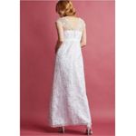 Modcloth Romantic Revelries Dress Small White Beaded Wedding Party Cocktail NWOT Photo 1