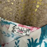 Free People Pink Purple Green Floral Silky V Hem Camisole XS NWOT Photo 2