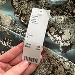 Urban Outfitters NWT  Blue Floral Satin Monette Jacquard Mini Dress size Small Photo 5