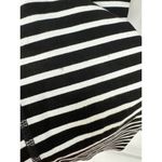 Athleta Black White Stripes Chaturanga Capri Leggings Cropped Womens Size Medium Photo 5