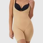 Maidenform  Shapewear Open Bust Wear Your Own Bra Mid Thigh Bodysuit 874 M Photo 0