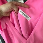 Amanda Uprichard Allora Dress shocking pink bows barbiecore mini vneck cocktail Photo 10