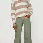 Princess Polly Ramos Sage Green Low Rise Denim Wide Leg Jeans 12 Photo 2