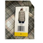 Weatherproof NWT  Classic-Fit Long-Sleeve Lightweight Plaid Flannel Green Small Photo 3