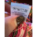 Feather & Find Shirt Women XS Pink Geometric Shiva Boho Luxe Smocked Tie Strap Photo 10