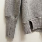 Alo Yoga ALO Haze Funnel Neck Pullover Sweatshirt Thumbholes Tan Size S Photo 5