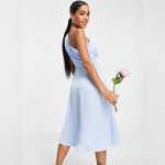 TFNC Womens light blue one shoulder midi dress Photo 1