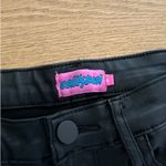 Edikted  - Faux Leather Flare Pants in Black Photo 2