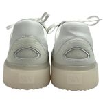 Stuart Weitzman  Ryan NEW White PVC-Paneled Leather Lace-Up Sneakers Shoes 6.5B Photo 2