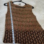 kim rogers  Brown and Orange Patterned Tank Top Size Medium Photo 6
