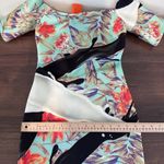 Clover Canyon Spilled Milk Off the Shoulder Bodycon Dress in Multi Size XS NWT Photo 8