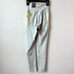 Adidas ‎ Optime Stash Tight Fit Leggings Wonder Silver Floral XS Photo 6