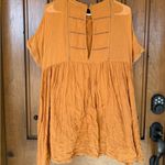 ZARA  Women's Terracotta Embroidered Dress‎ Small Photo 5