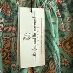 The Fox and The Mermaid Chic Paisley Midi Dress in Mint Green and Floral Size M Size M Photo 3