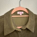 Pink Lily “Among Your Thoughts” Olive Shacket Photo 2