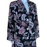 Susan Graver GRAVER  Floral Tapestry Rhinestone Embellished Blazer Coat Photo 5