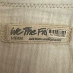 Free People  Summer Daydream Buttondown Top in Ivory Size Medium Gauze Oversized Photo 9