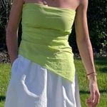 ZARA  strapless poplin top Sz L Photo 2