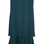 Cattiva New York Women's 6 Vintage Union Made Green Tiered Midi Dress Photo 0