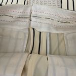 Anthropologie The Essential Slim by Beige & Black Pinstripe Pants Photo 6