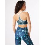 Savage X Fenty Women's Running Hot Low Impact Lace Up Sports Bra Sz XL Blue Photo 1