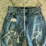 Aeropostale  Mom Jeans sz 00 Distressed Ripped Cropped Straight Leg‎ Emo Punk Y2K Photo 7
