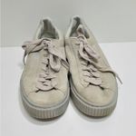 Puma Basket Platform Reset Women's Size 7.5 Gray Suede Sneakers Photo 8