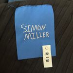 Simon Miller Asymmetric Wide Rib Maxi Dress in Black, Size M New w/Tag Black Size M Photo 5