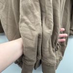 Soft Surroundings Soft Surroundings Peruvian Brown 3/4 Rolled Sleeve Wide Neck Pullover Top Sz L Photo 7