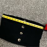 SheIn black button up strapless crop top L Photo 6