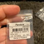 Pandora  Radiant Logo cubic zirconia and silver studs, new. Shine logo Photo 3