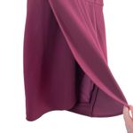 Lulus NWT  Marena Burgundy Short Sleeve Mini Dress Faux‎ Wrap Front, Size XS Photo 7