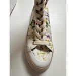 Max Mara White Floral Print Knee High Lace Up Platform Boots Size 39 size 8 Photo 8