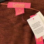 Catherine Malandrino  Womens Morocco Red Slub Open Cardigan Sweater Photo 3