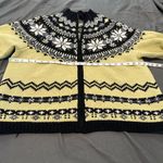 VTG Nordic Designs Womens Sz: XL Sweater Green Fair Isle Wool & Angora Full Zip. Photo 2