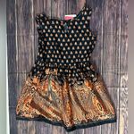 Ultra Pink  Black and Orange Patterned Dress Photo 3