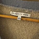 Celebrity Pink Celebrity‎ Pink Women's Floral Cardigan Sweater Blue Size L Standard Photo 7