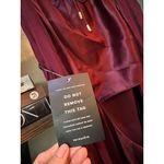 retrofete Julia Silk Draped Open Back Maxi Dress Port Womens Size Small Red Photo 10