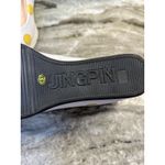 Jingpin Women's White And Yellow Polka Dots Wedge Shoes Pointy Toe Sz 40/9 Photo 9