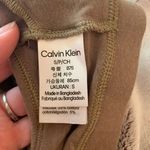 Calvin Klein ‎ Women's Lounge Low Support V-Neck Pullover Bralette Brown Size S Photo 2