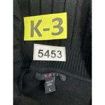 Womans Cynus Oversize Pullover Sweater Large Black Cowl Neck 3/4 Sleeve Photo 2