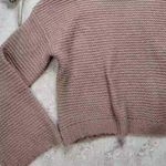 Gentle Fawn  Collection Soft Bell Sleeve Slouch Turtleneck Knit Sweater Blush Photo 1