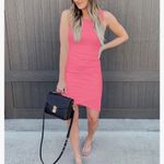 NEW! BTFBM Women 2024 Summer Sleeveless Ruched Tank Dress. Pink Photo 1